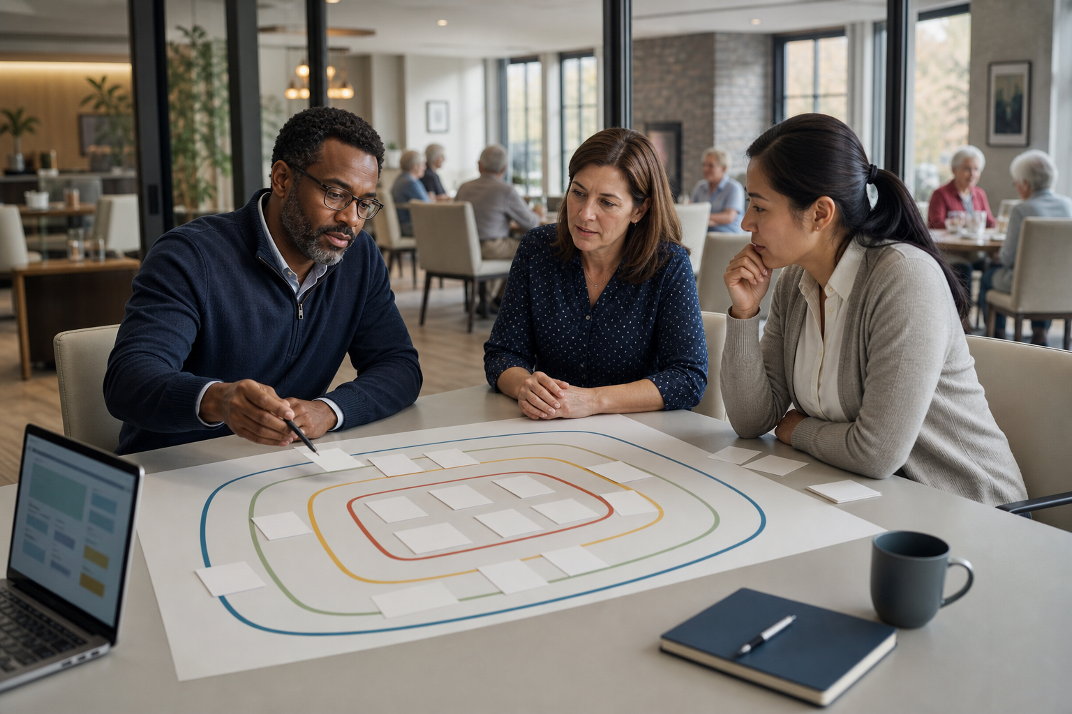 Operations leaders mapping generic AI permissions and human approval boundaries